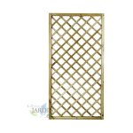Panneau treillis en bois 50x180 cm, carr�s de 9 cm. panneau de bois d�coratif, s�paration des espaces, ...