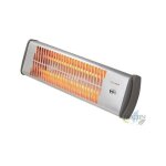 Radiateur infrarouge, pole de salle de bain 1200w thulos. 2 barres de quartz. cran rglable. interrupteur ...
