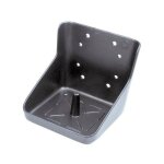 Support en plastique pour pierres � l�cher forme carr�e pour montage mural, 24x22x22 cm