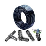 Suinga - tuyau d'arrosage goutte à goutte 16 mm 2, 5 bar 100 m + 10 té + 10 coudes + 10 maillons + 2 ... Suinga - tuyau d'arrosage goutte à goutte 16 mm 2, 5 bar 100 m + 10 té + 10 coudes + 10 maillons + 2 ...