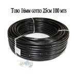 Suinga - tuyau d'arrosage goutte  goutte 16mm  25 cm noir, 100 mtres