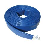 Tuyau de refoulement 25mm 5 mtres pour l'vacuation de l'eau, caoutchouc plat en polyester pvc bleu ...