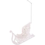 Sujet de no�l � suspendre luge � paillettes - feeric christmas