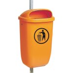 Sulo - poteau tubulaire acier galvanisé à chaud l1500xd49 mm adapté à poubelle / miroir Sulo - poteau tubulaire acier galvanisé à chaud l1500xd49 mm adapté à poubelle / miroir