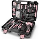 Sundpey caisse a outil 206 pcs, visseuse devisseuse sans fil 12v pour serrer / desserrer des vis, malette ...