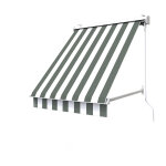 Sunny inch � - store de fen�tre � projection avec coffre - 140 x 70 cm - blanc gris