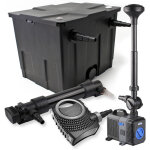 Wiltec - sunsun kit complet: cbf - 350 filtre de bassin jusqu'à 12000l biologique, neo10000 pompe de ... Wiltec - sunsun kit complet: cbf - 350 filtre de bassin jusqu'à 12000l biologique, neo10000 pompe de ...