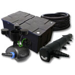 Sunsun kit complet: cbf - 350b filtre de bassin jusqu'� 60000 l biologique, ctf - 6000 pompe de filtration ...