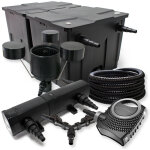 Sunsun - kit complet: cbf - 350b filtre de bassin jusqu'� 60000 l, neo10000 pompe de filtration 10000l ...