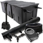 Kit complet: cbf - 350c filtre de bassin jusqu'à 90000 l, neo10000 pompe de filtration 10000l / h 80w, ... Kit complet: cbf - 350c filtre de bassin jusqu'à 90000 l, neo10000 pompe de filtration 10000l / h 80w, ...
