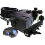 Sunsun - kit complet: cbf - 550 filtre de bassin jusqu'� 60000 l, ctf - 12000 pompe de filtration 12000l ...