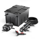 Sunsun kit complet: cbf - 550 filtre de bassin jusqu'� 60000l biologique, neo10000 pompe de filtration ...