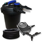 Wiltec - sunsun kit complet: cpf - 250 filtre de bassin à pression jusqu'à 10000 l avec 11w lampe uv, ... Wiltec - sunsun kit complet: cpf - 250 filtre de bassin à pression jusqu'à 10000 l avec 11w lampe uv, ...