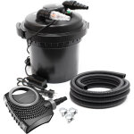 Wiltec kit complet: cpf - 280 filtre de bassin � pression jusqu?� 8000 l avec 11 watt lampe uv, neo6000 ...