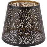 Abat - jour en mtal, e26 e27 style arbre forestier ajour en fer dcoratif, avec motif dor intrieur, ...