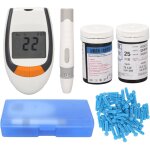 Sunxury - kit de moniteur de glycmie 50 bandelettes de test de glycmie 50 lancettes testeur de diabte ...