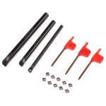 Sunxury sclcr tour  alser support de barre de tournage interne, 10 inserts ccmt0602, 3cls de tour, ...