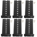 Supports adaptateurs coulissants pour clavier noir 6 pi�ces, extension de rail r�glable, support solide ...