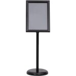 Support d'affiche a3 sur pied noir alliage d'aluminium cfw826145
