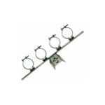 M - e - support d'alimentation multiple 4 voie universel pour 4 lnb antenne satellite 3 megasat en acier ...