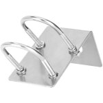 Support d'antenne radio voiture en acier inoxydable avec fixation u pour antennes radio et balcon