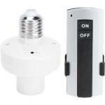 Support de base d'ampoule � douille e27 avec accessoires de t�l�commande pour la maison chambre 220v