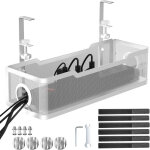 Support de c�bles sous le bureau, plateau de gestion des c�bles sous le bureau, organiseur de c�bles ...