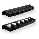 Support canne a peche billard mural horizontale / vertical multifonctionnel porte - canne 6cannes