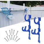 Support de canne  pche en plastique ulisem, lot de 2, avec rangement pour vis, pour accessoires de ...