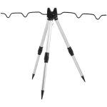 Support de canne � p�che, porte canne � p�che, trepied stand pliable en alliage d'aluminium avec crochet, ...