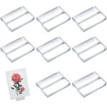 Supports de cartes de table 10 pices porte menu mariage carte de placement de table acrylique transparent ...