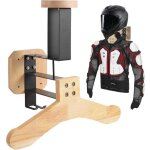 Support casque moto, porte casque moto mural pour accrocher le casque et la veste de moto au mur, support ...