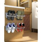 Support de chaussure mural pliable 4 pieces, range - chaussures rabattable etagere suspendue pour etagre ...