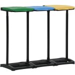 Supports avec couvercle pour sacs poubelle 240 - 330 l pp