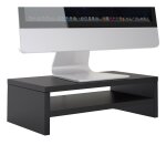 Idimex - support d'cran d'ordinateur display, en mlamin noir mat