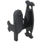 Support d'espagnolette, aluminium, noir, pour volet battant, fabrication franaise