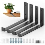 Support d'�tag�re de bureau pour salon (lot de 4 pi�ces), 30 cm - accessoires pour rideaux