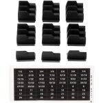 Support tagres  cls, capacit de 20 pices, organisateur modulaire multifonctionnel compact abs magntique ...