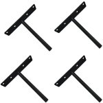 Support pour etag�re flottante invisible support en m�tal pour tablette flottante support plateau flottant ...