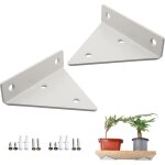Supports d'�tag�re triangulaires angle � tablettes flottantes equerre etagere murale support d�tag�re ...