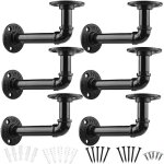 Supports d'�tag�re de tuyau industriel pour �tag�res 8 10 12 pouces, support d'�tag�re flottant de tuyau ...