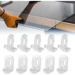 Evotrade - support pour tagres en verre ? kit complet de 100 pices idal pour mobilier et amnagement ...