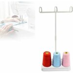 Support de fil de bobines blanc support de bobine c�ne machine � coudre en fil de fer support de bobine ...