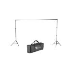 Bluedeer - support de fond 23m avec trépied - set de support de fond noire Bluedeer - support de fond 23m avec trépied - set de support de fond noire