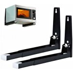 Support de four � micro - ondes support mural en acier inoxydable pliables r�glables pour cuisine � domicile, ...