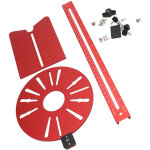 Support de fraisage en aluminium pour rainures de bordures droites ou cylindriques, gabarit et guide ...