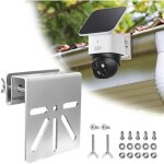 Support de goutti�re en acier inoxydable compatible avec la cam�ra de surveillance eufy security solocam ...