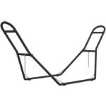Support de hamac - outsunny - r�glable pour 2 � 3 personnes - pieds antid�rapants - acier - pour hamacs ...