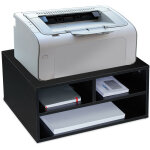 Support d'imprimante table de travail, 3 compartiments, �tag�re, agglom�r�, meuble, hxlxp 22, 5 x 47x ...