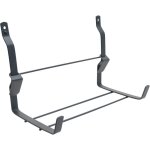 Support jardini�re mural fer plat anthracite 35x18 cm